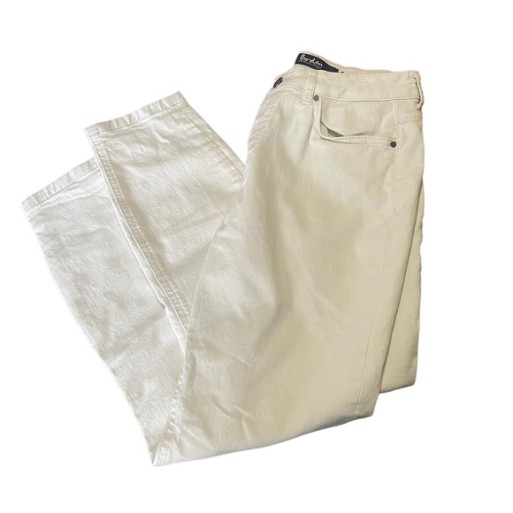 Boden White Straight Leg Jeans Women Size 6R - Picture 1 of 8